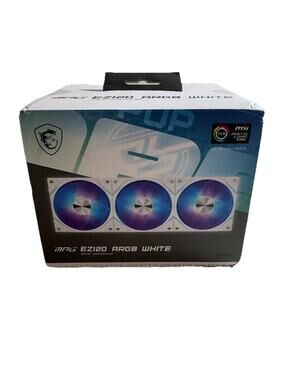 MSI MPG EZ120 ARGB WHITE 120 mm ARGB LED (573) Case Fans